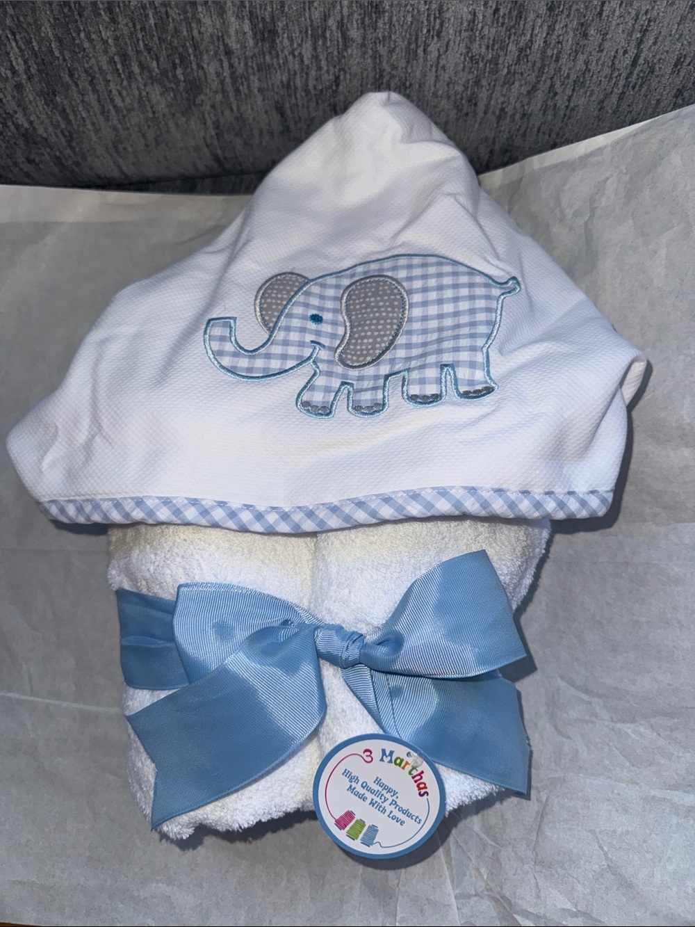 3 MARTHAS ELEPHANT EVERYKID TOWEL
